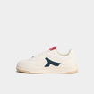 Baskets &agrave; lacets semelle plate multicolore homme