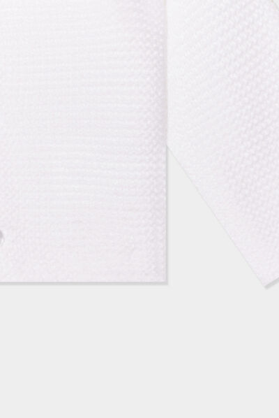Gilet boutonné manches longues blanc bébé garçon