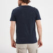 T-shirt coton manches courtes Creeks bleu marine homme