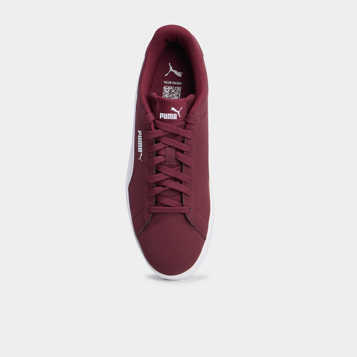 Tennis basses Puma Smash Buck V3 bordeaux homme