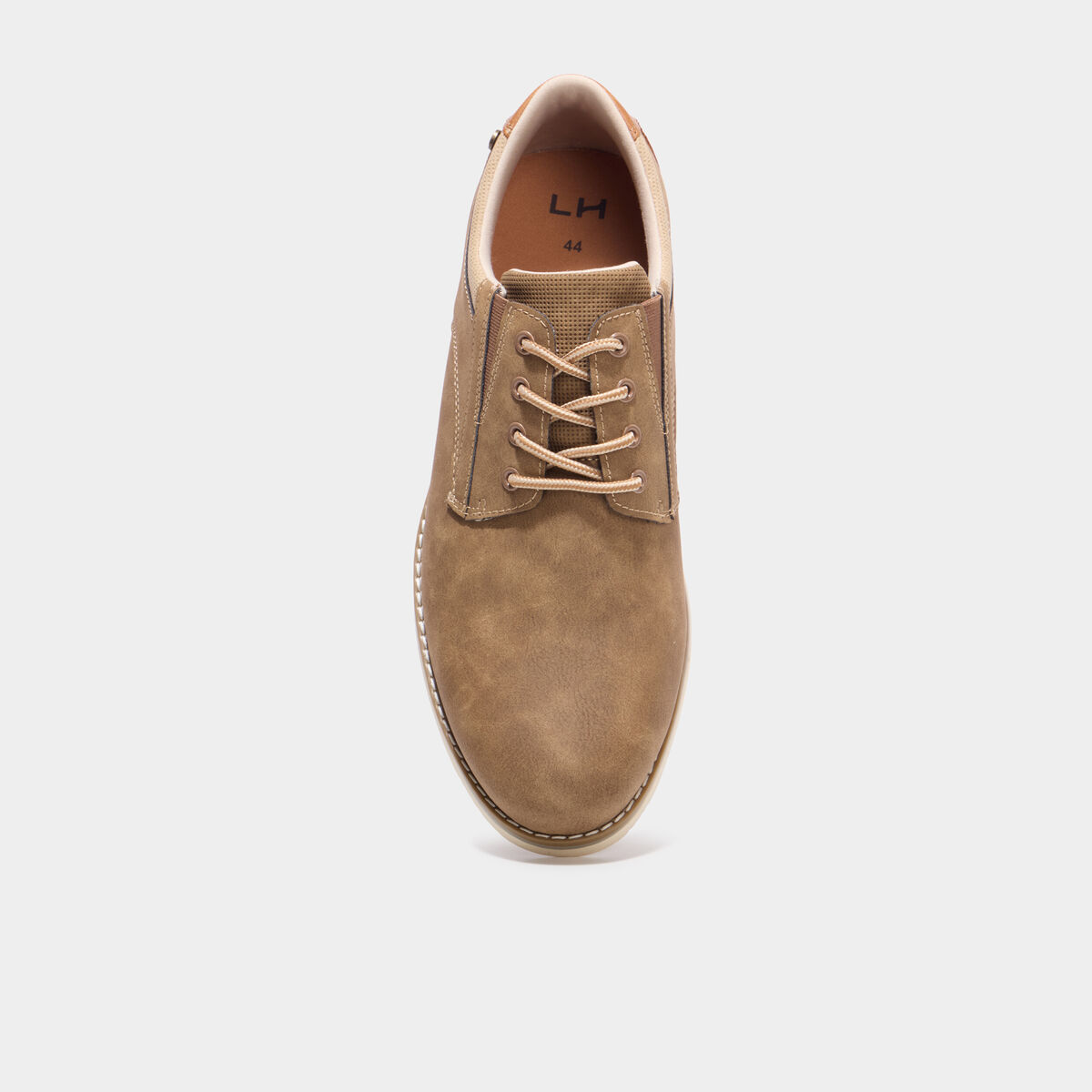 Derbies &agrave; lacets sable homme