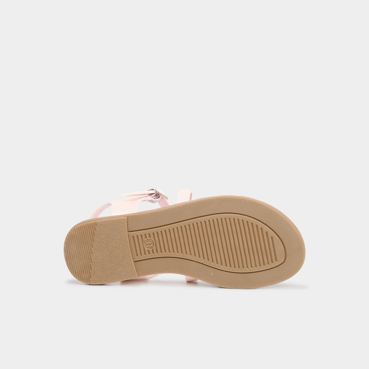 Sandales à brides croisées rose fille