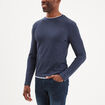 T-shirt col rond Creeks bleu marine homme