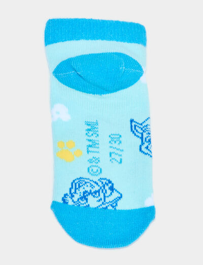 Lot 3 paires chaussettes Pat Patrouilles bleu gar&ccedil;on