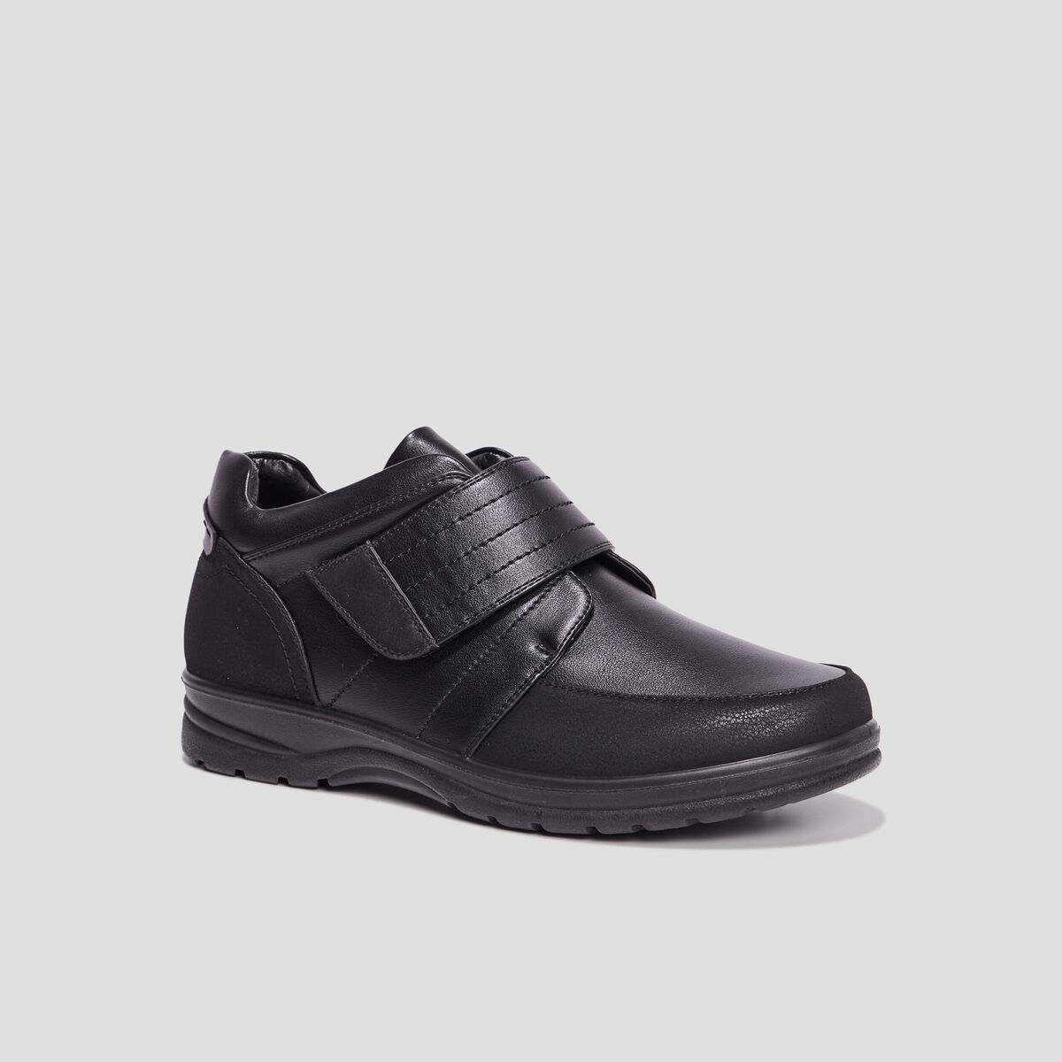 Bottines montantes &agrave; scratchs noir homme