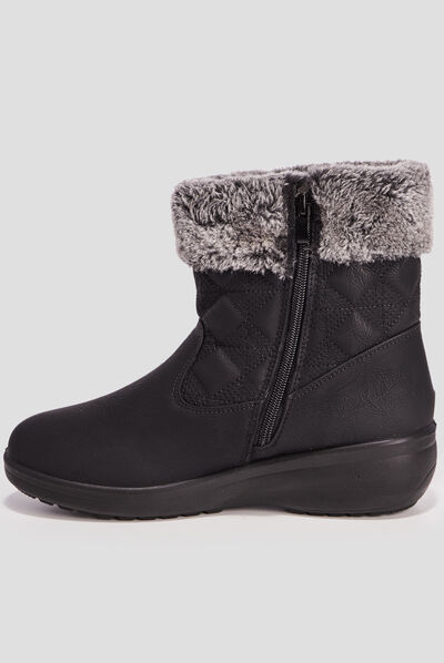 Bottines noir femme