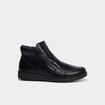 Boots zipp&eacute;es noir femme