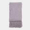 Écharpe à franges gris homme