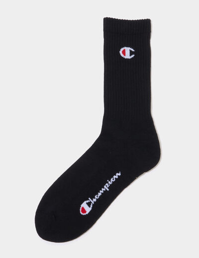 Lot 3 paires chaussettes Champion noir homme