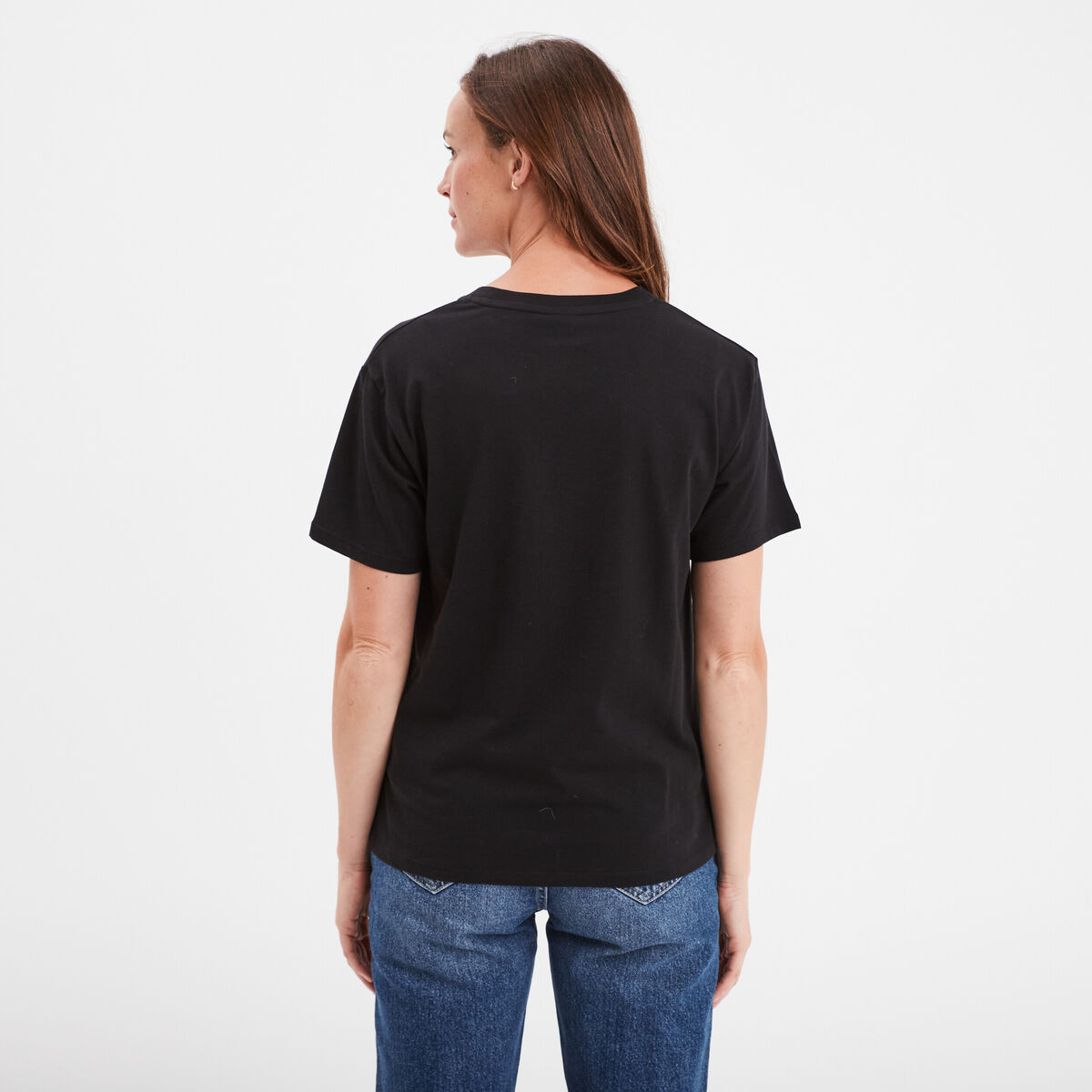 T-shirt coton Étrange Noël de Mr Jack noir femme