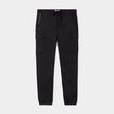 Pantalon cargo slim stretch noir homme