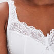 Soutien-gorge corbeille dentelle blanc femme grande taille