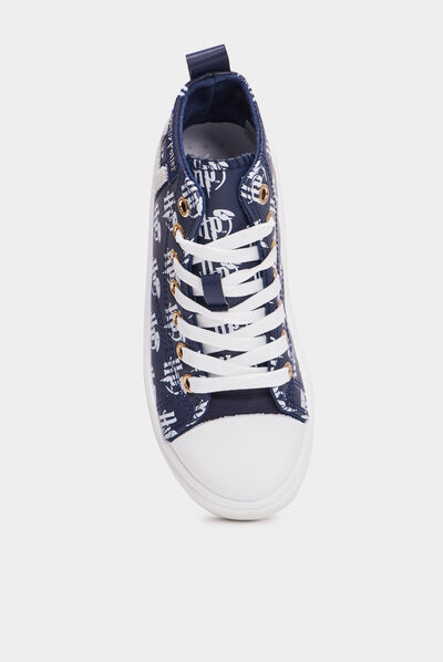 Baskets montantes Harry Potter bleu marine fille