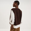 Veste sans manches effet polaire marron fonc&eacute; femme