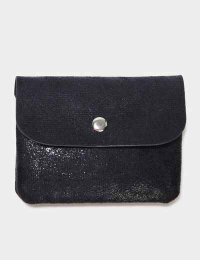 Porte-monnaie noir femme