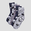 Lot 5 paires chaussettes multicolore gar&ccedil;on