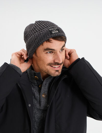 Bonnet Creeks gris foncé homme