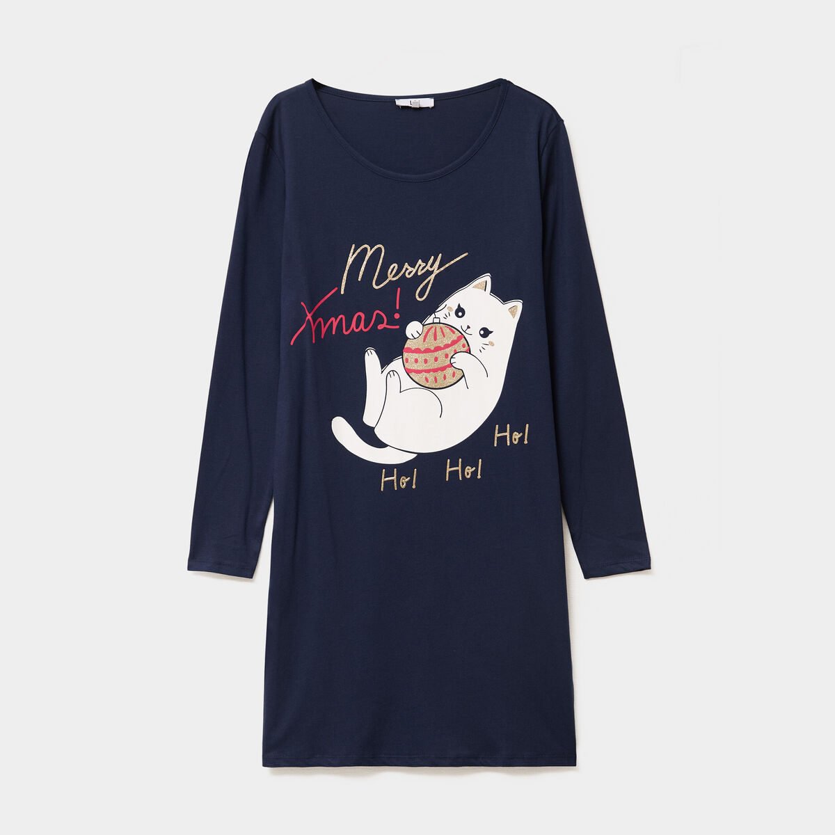 Nuisette Cœur élégante Chemise De Nuit Femme Bresdk - Coton Doux Manches Longues - Motif Cœur Chemise De Nuit Coton Femme Manches Longues
