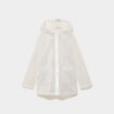 Parka coupe-vent d&eacute;perlante &agrave; strass ivoire fille