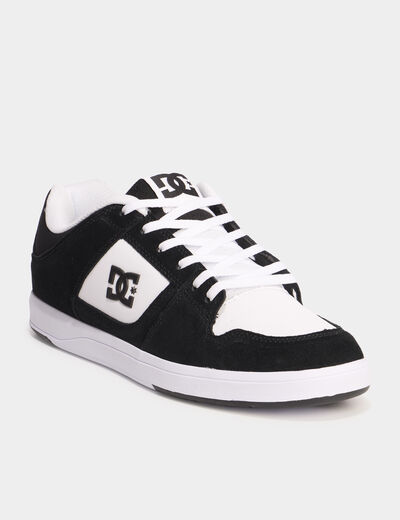 Baskets en cuir antid&eacute;rapantes multicolore homme