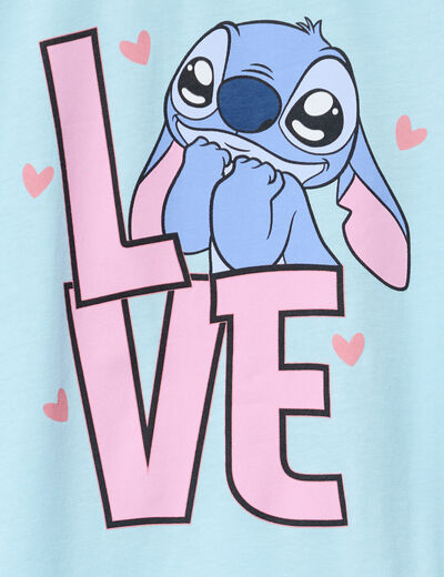 Ensemble pyjama 2 pièces coton Stitch vert fille
