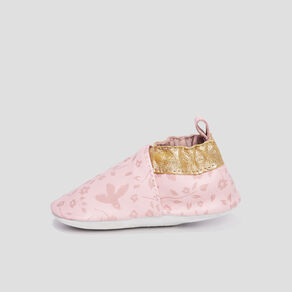bottillons en cuir a paillettes rose bebef Bottillons en cuir à paillettes rose bébé fille