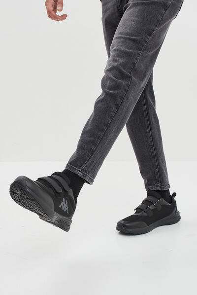 Baskets running à scratchs Kappa Glinch noir homme