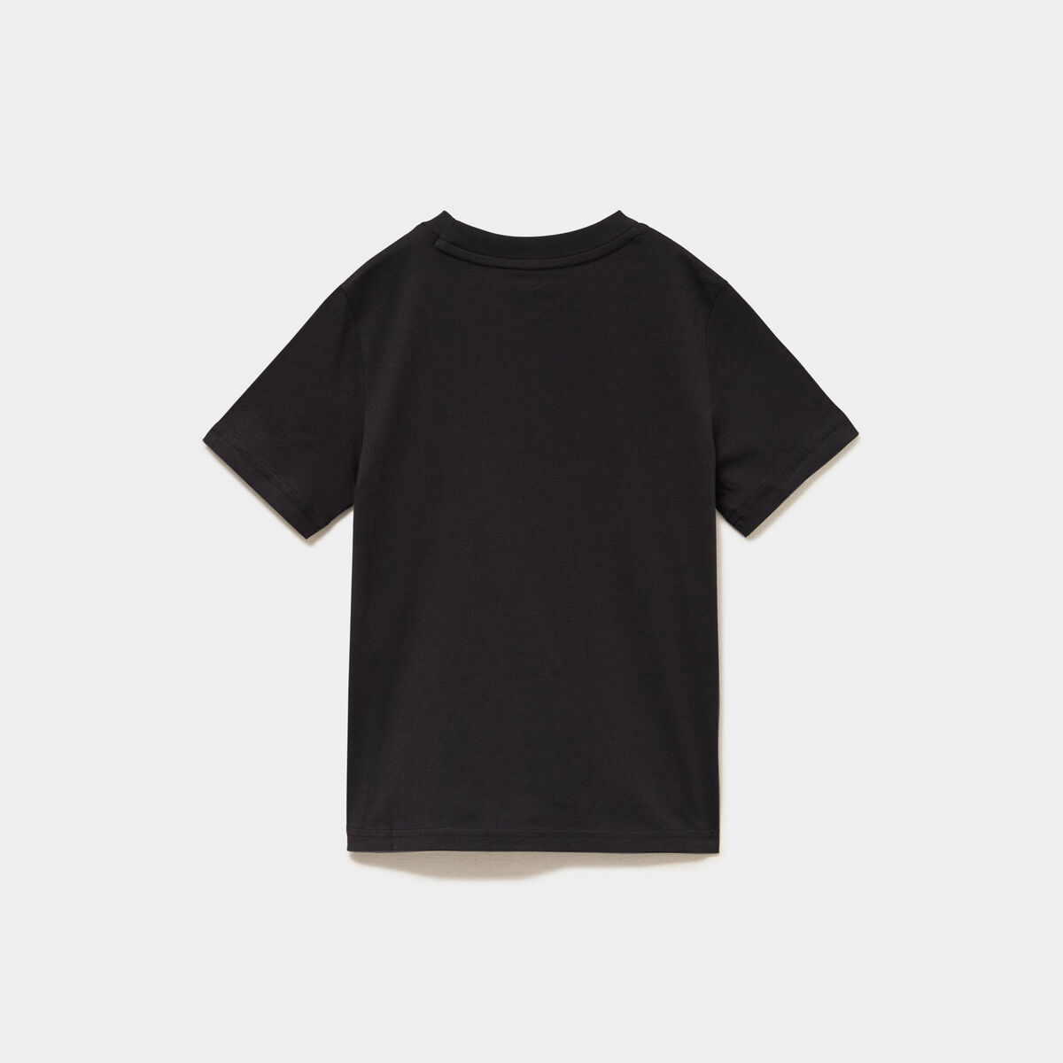 T-shirt manches courtes coton Puma noir gar&ccedil;on