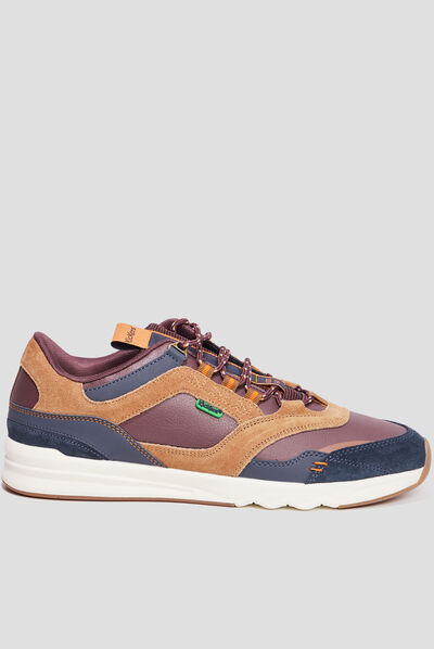 Baskets running Kickers Koolflex bordeaux homme