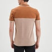 Polo manches courtes coton Creeks marron homme