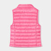Doudoune l&eacute;g&egrave;re sans manches imperm&eacute;able rose vif fille