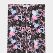 Legging taille &eacute;lastiqu&eacute;e coton noir fille