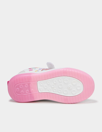 Baskets lumineuses Dora l'exploratrice blanc fille