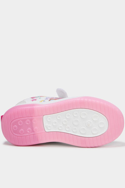 Baskets lumineuses Dora l'exploratrice blanc fille