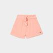 Short droit avec noeud en gaze de coton rose saumon fille