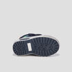 Baskets montantes à scratchs bleu marine bébé garçon