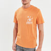 T-shirt manches courtes en coton Liberto orange clair homme