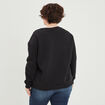 Sweat de Noël col rond Stitch noir femme grande taille