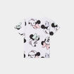 T-shirt manches courtes coton Minnie blanc fille