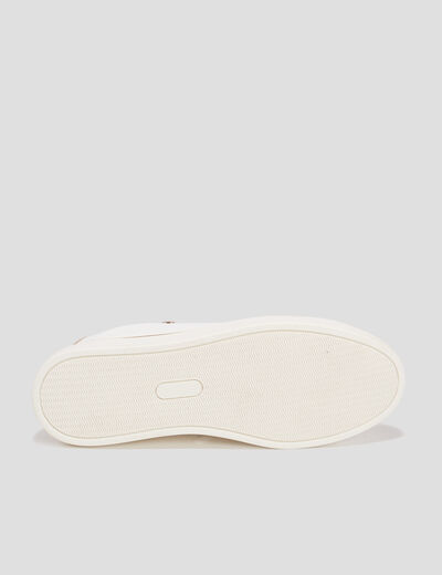 Baskets tennis basse blanc femme