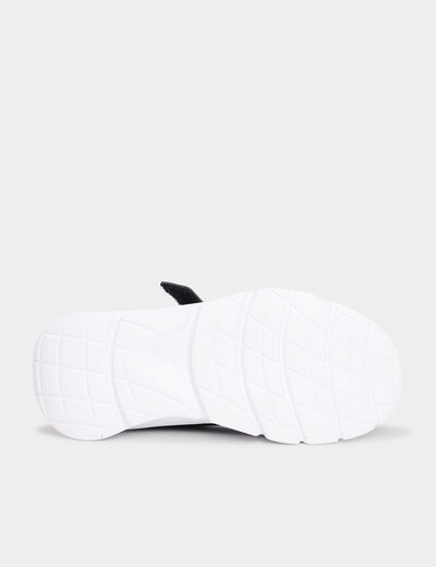 Baskets running à scratchs Puma noir garçon