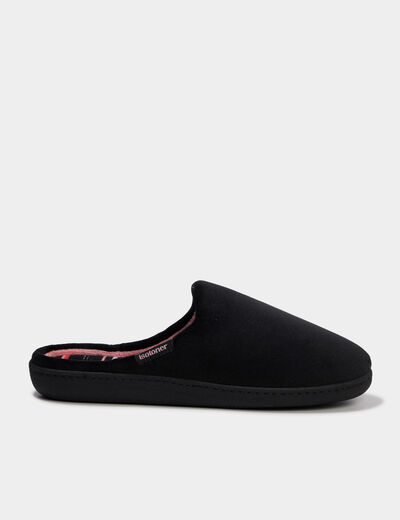 Chaussons mules Isotoner ecru femme