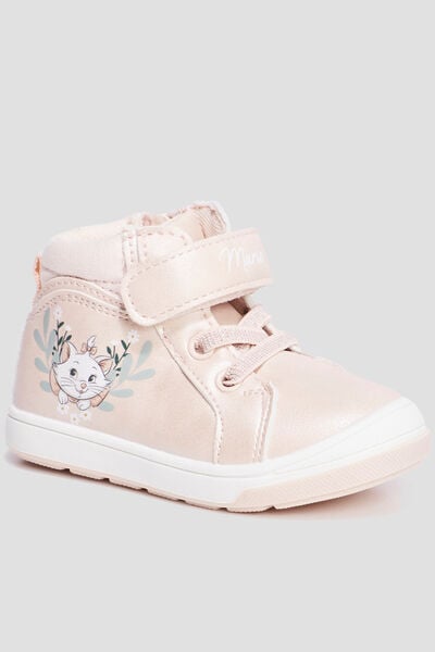 Baskets montantes Aristochats Marie rose b&eacute;b&eacute; fille