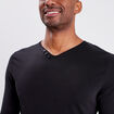 T-shirt manches longues Liberto noir homme