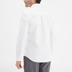Chemise coton manches longues Creeks blanc homme