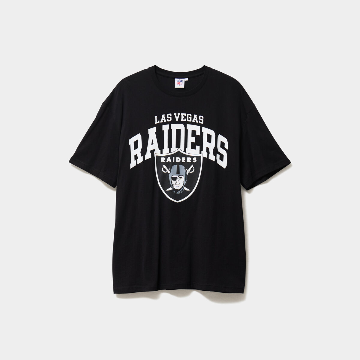 T-shirt manches courtes coton NFL noir homme