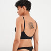 Soutien-gorge bustier noir femme