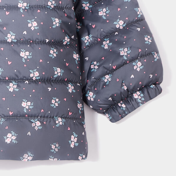 doudoune oversize zippee a capuche gris fonce bebef Doudoune oversize zippée à capuche gris foncé bébé fille