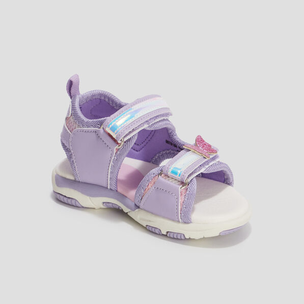 sandales a scratchs multicolore bebef Sandales à scratchs multicolore bébé fille