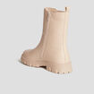 Bottines semelle épaisse crantée rose clair fille